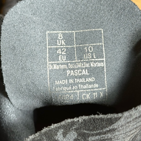 DR. MARTENS 1460 Pascal Marbled Suede Lace Up Boots - Picture 14 of 16